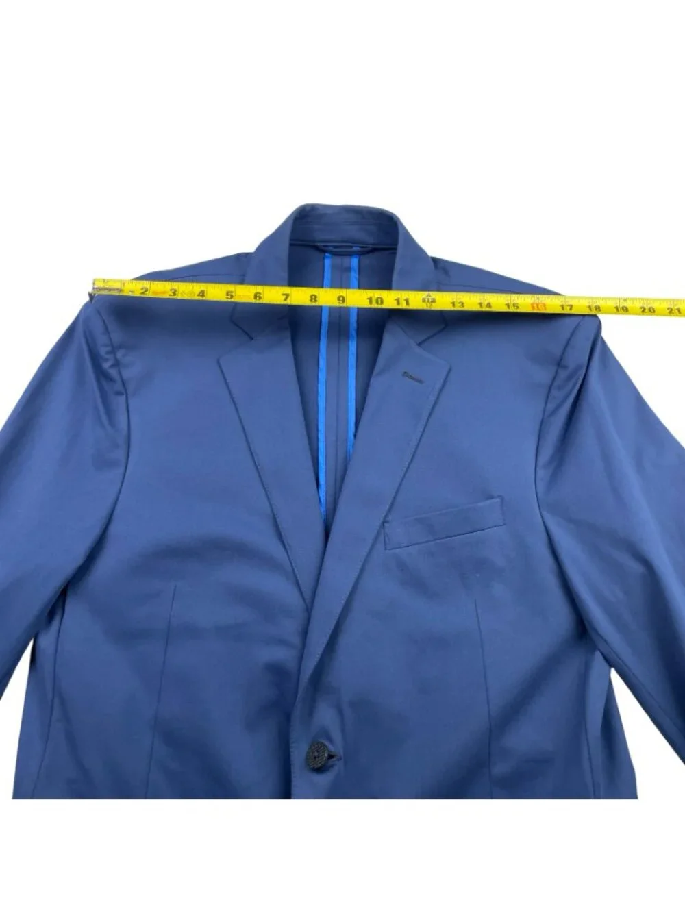 Twillory Men’s Performance Stretch Travel 2-Button Blazer Blue • 42S US